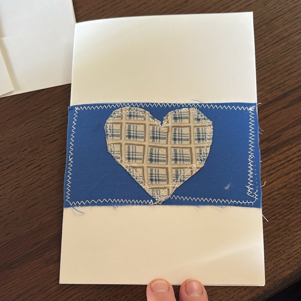 Handmade Valentines Heart Greeting Cards Set of three - Picture 5 of 5